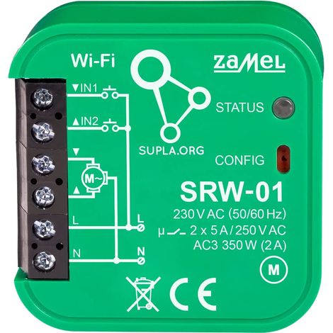 Commande de Volet Roulant WiFi SRW-01 Interrupteur Intelligente Électrique Interrupteurvolet Connecté Montage Facil Compatible avec Une Application Mobile (1/5)