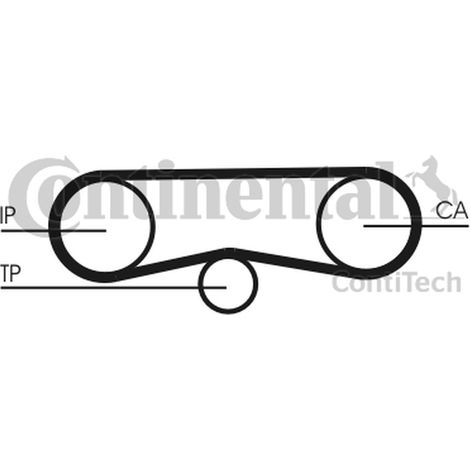 COURROIE DE POMPE D'INJECTION CONTITECH VW 2.5TDI