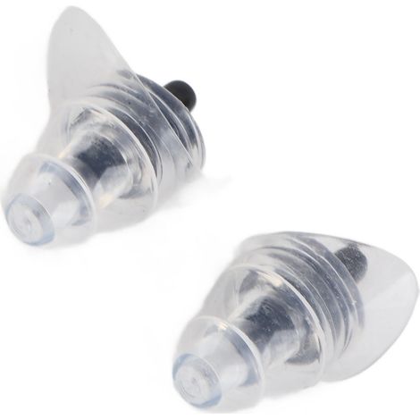 Bouchons d'oreilles haute fidélité 27 dB antibruit pour concerts et festivals (noir) (1/5)