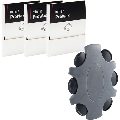Oticon ProWax MiniFit Ohrenschutzfilter aus Wachs für Hörgeräte, Oticon Hörgerätezubehör (Packung mit 3 Stück/18 Stück) (1/3)