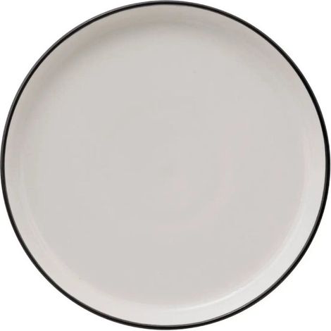 Lot de 6 Assiettes à Dessert "Alix" 20cm Blanc