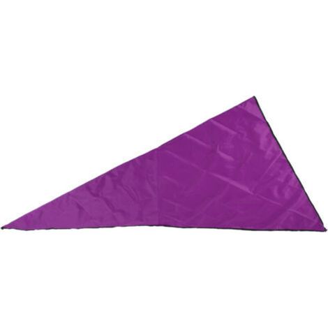 Triangle Pare-Soleil Voile Respirant Imperméable Auvent Auvent Résistant à la Déchirure pour Piscines Cours(Mauve) Accessoires de Tente de Camping