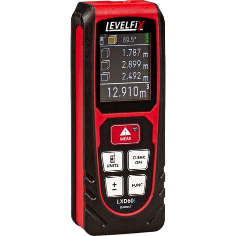 Levelfix LXD60i Télémètre digital jusqu'à 60 mètres - NETIM - 545746