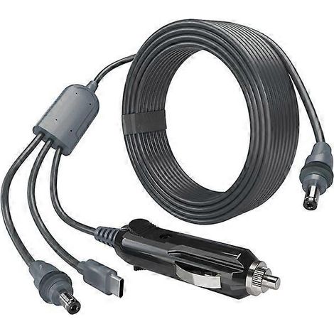 Câble d'alimentation Starlink Mini 3 en 1 CC vers Type-C/CC/chargeur voiture étanche IP65, 3 en 1 vers Type-C, câble 2464-20AWG de 5 mètres (1/5)