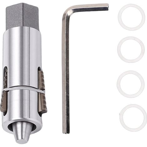 Extracteur de vis cassé de Valve de tuyau, outil de retrait de filetage réglable et robuste de 14mm, outils de réparation de canalisations de robinet (1/5)