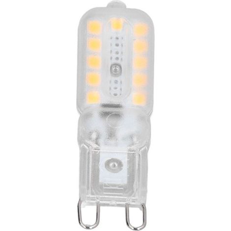 Ampoule LED G9 5W, couvercle Transparent, 22LED, lumière variable pour plafond, Table murale, blanc chaud, 110-140V, 6 pièc (1/4)