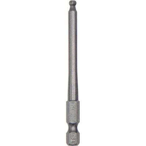 Embouts tournevis, 75mm/acier allié, hex/boule, aimantés (1/5)