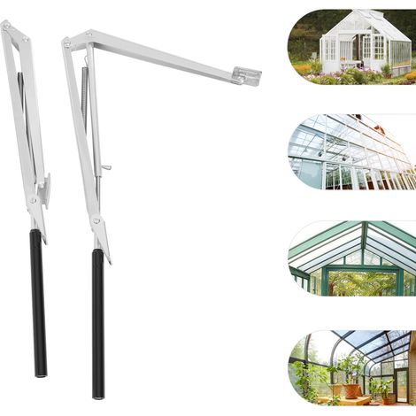 2PCS Auto Roof Vent Opener Heat Sensitive Automatic Greenhouse Window Opener for Ventilation (1/5)