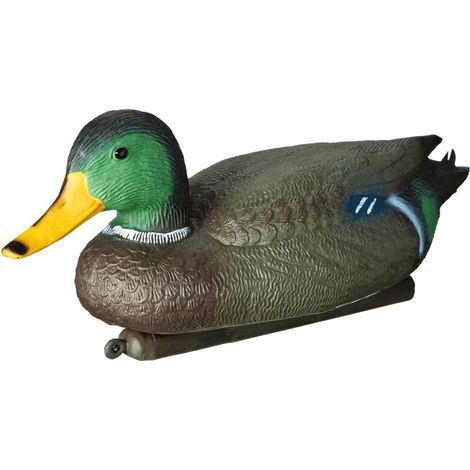 Faux Canard en Plastique Flottant 40x16,5x15 cm - Décoration d'extérieur, Accessoire de piscine, Canard flottant en plastique