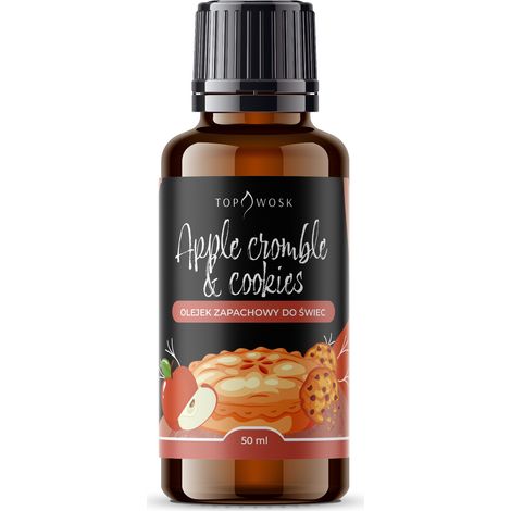 Aceite aromático con aroma a crumble de manzana y galletas, 50 ml.
