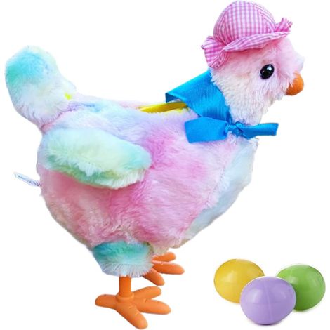 Plush Dog Toy Electric Plush Chicken Dog Toy with Sound Funny (1/5)