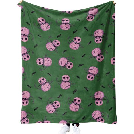 Couverture d'Halloween 100 cm x 130 cm, idéale pour les canapés et les lits lors des fêtes - 68 (1/5)