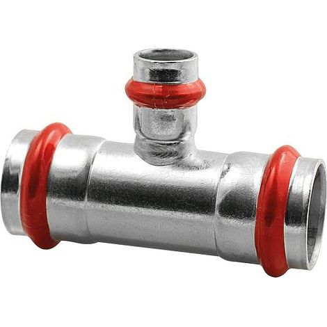 Acier C Contour V Raccord A sertir Reduction en T 54 X 28 X 54 mm