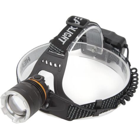 Lampe frontale à induction LED rechargeable, Éclairage extérieur lampe frontale de course, induction imperméable à l'eau (1/5)