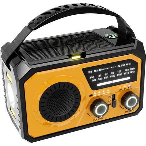 Radio FM avec manivelle, Chargeur de téléphone Portable sans Fil (1/5)