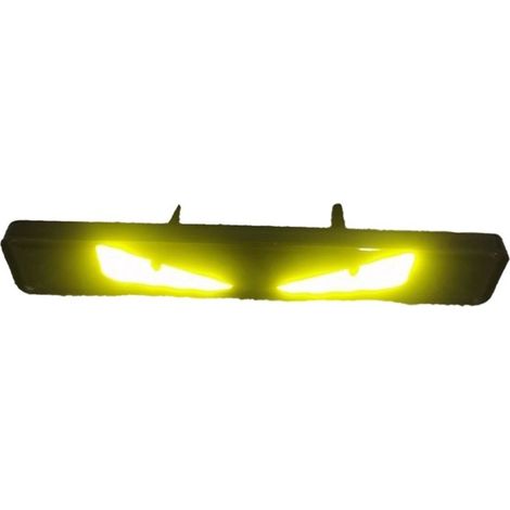 1 piece Specification: A Color: Black Material: PC DC12V Devil's Eye Logo Light to Medium Mesh (1/5)