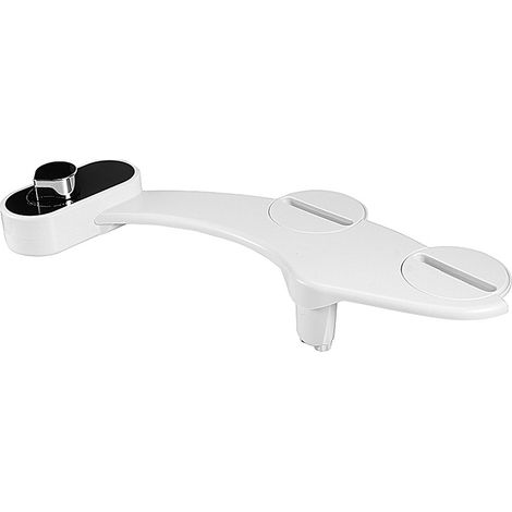 Douchette de bidet à double buse et à eau froide pour toilettes, accessoire non électrique pour salle de bain (Royaume-Uni (1/2) ) (1/5)