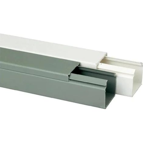 Heidemann 09972 conducto para cable blanco puro 2000x40x40 mm