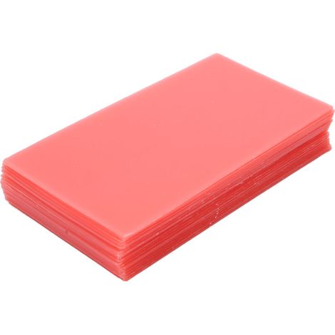 Plaque de base dentaire rouge 18 pièces, cire dentaire pour soins, matériel auxiliaire dentiste, feuille de cire dentaire professionnelle