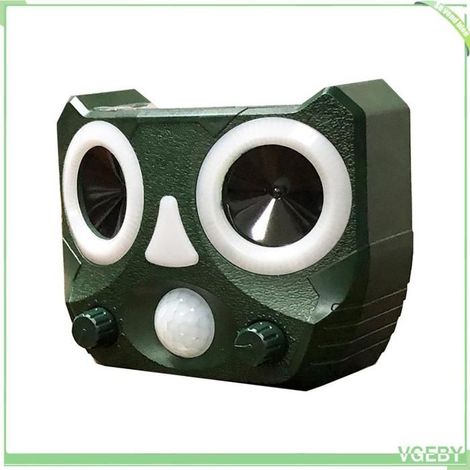 Fafeicy répulsif pour animaux Soar – répulsif ultrasonique pour animaux, oiseau, renard, chat, dispositif de sport camping Vert (1/5)