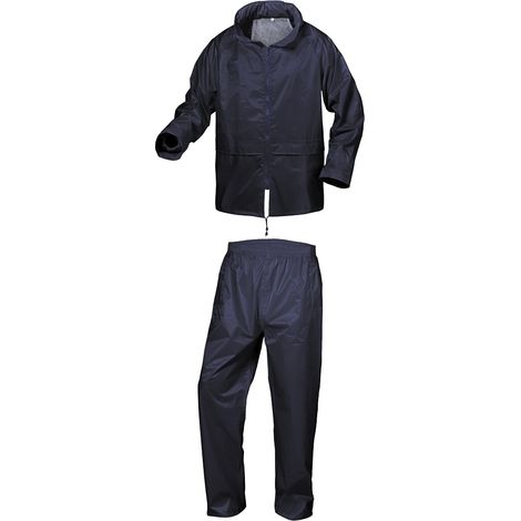 Gr .L (54/56) HORSENS REGENSET blau HORSENS RAIN SET WITHJACKET AND TROUSERS