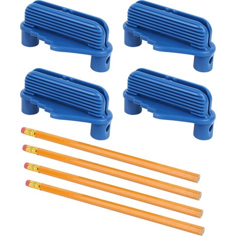 Ensemble de 4 gabarits de ligne centrale et outils de marquage pour le travail du bois (1/5)