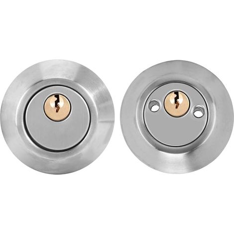 de sécurité en acier Pongnas avec serrure à double cylindre (1/4)