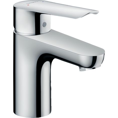 Miscelatore monocomando per lavabo con piletta in ottone cromato - Hansgrohe  Logis  70 CoolStart
