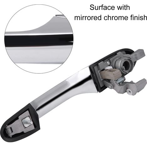 Poignée de porte extérieure côté passager avant droit pour Fiat 500, pièce 735592026 73545876, poignée externe latérale gauche conducteur, remplacement auto, accessoire extérieur. (1/5)