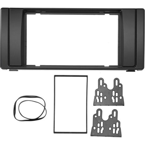 Garniture Fascia Audio de Contrôle Central 2Din Cadre du Panneau de Navigation Convient pour 5 Series E39/X5 E53 (1/5)