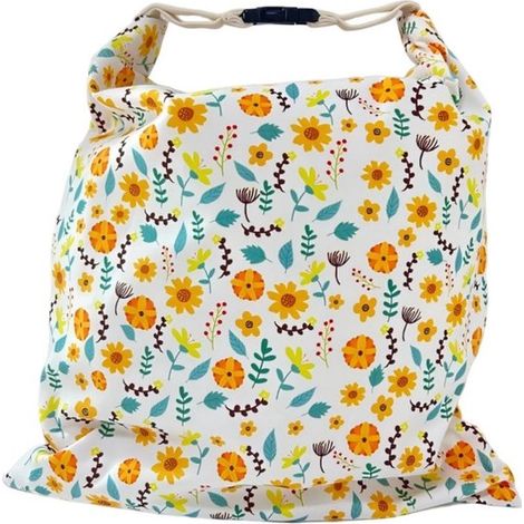 Bolsa para pan de 33x43 cm con cera de abeja，Bolsa reutilizable de algodón y lino para pan，Bolsa de doble capa，apta para alimentos (1/5)