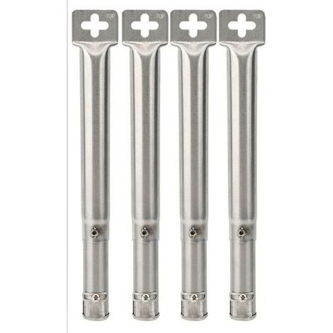 30,8 à 45CM Universal Brûleur Accessoires pour FirePlus, Fire Mountain, Proficook, Barbecook, Tepro, Campingaz, Char-Broil, Cosmo Grill, Acier Inoxydable Tube Brûleur Pièce de Rechang (1/2)