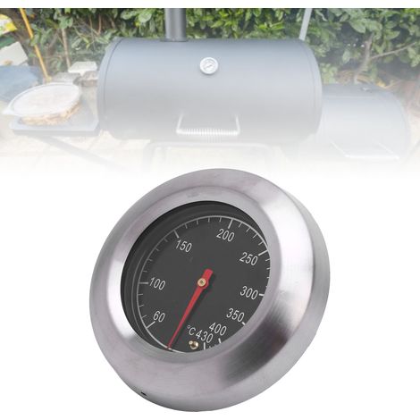 Fleischthermometer zum Kochen, Grillen und Backen - Küchenthermometer mit 76 mm und 52 mm Zifferblatt, Edelstahl, 60-430℃ & 100-700℉, einfache Installation mit M10- und M8-Muttern, Lebensmitteltempera (1/5)