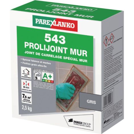 PAREXLANKO 543 Prolijoint Wall - Gris - 2,5 kg - L543GRIS2.5
