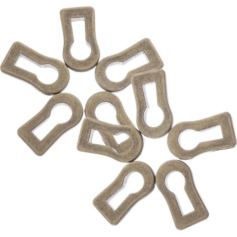Housoutil Lot de 10 cache-serrures décoratifs, alliage zinc (1/5)