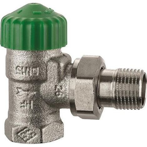 Corps de robinets thermostatiques Eclipse 300 IMI Heimeier, DN15(1/2"), forme équerre