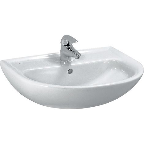 Lavabo LAUFEN PRO B sans trop-plein, sans trou pour robinet 550 x 440 mm blanc LAUFEN