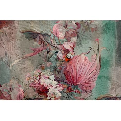 Papier peint panoramique - Fleurs Design - 130 cm x 86 cm (1/2)