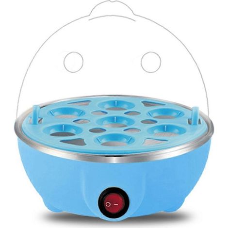 Cuiseur à œufs à arrêt automatique, cuiseur à œufs vapeur multifonctionnel pour la maison, cuiseur à lait, cuiseur à œufs congelés, indispensable pour le petit-déjeuner, prise standard américaine. (1/5)
