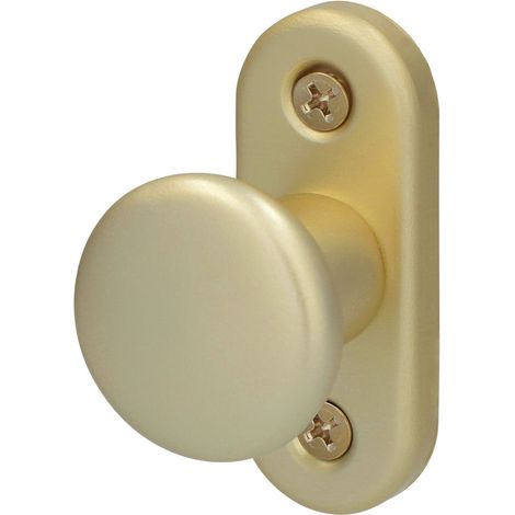 Alpertec Hebetürknopf Aluminium F2 neusilber Türbeschläge