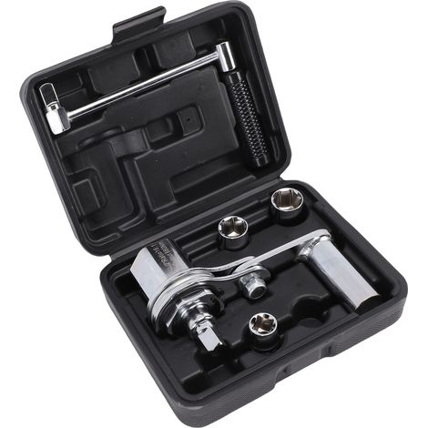 Clé multiplicateur torsion 1/2 pouce ratio 1:16 – Économique robuste retrait écrou roue douilles 17/19/21mm, mécanique (1/5)