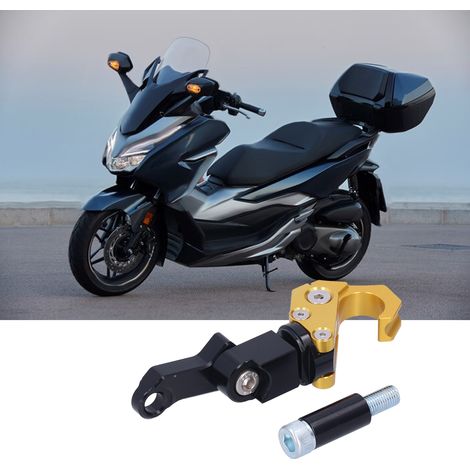 Pièces de modification pour moto : crochets de pliage de guidon et crochets de casque adaptés à Honda FORZA 250/300 (2018-2020), or. (1/5)