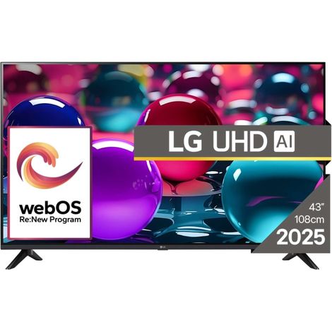 LG UHD AI 43UA73003LA TV 109,2 cm (43") 4K Ultra HD Smart TV Wi-Fi Nero