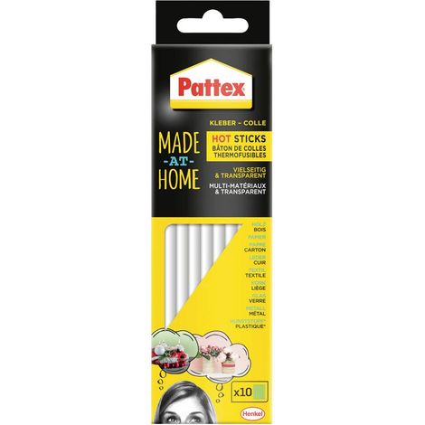 Pattex Made at Home Bâtons de colle 11.3 mm 202 mm transparent 200 g (1/4)