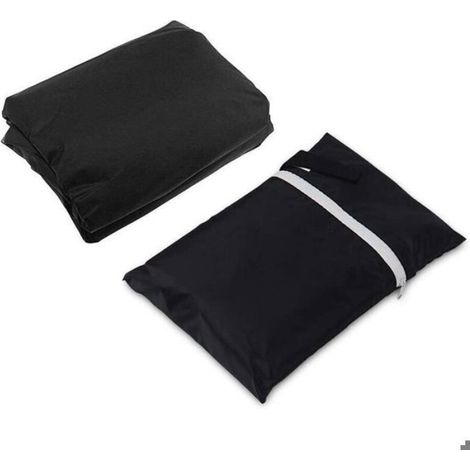 Housse Fauteuil Suspendu Rotin - Imperméable, Anti-poussière, 190x115cm, Noir (1/5)