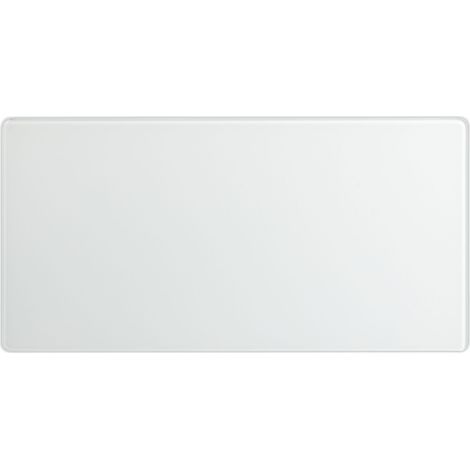 Lavagna memo magnetica design moderno ufficio 100 x 60 x 0,4 cm finitura elegante in vetro bianco 130006039