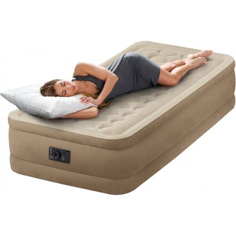 Intex 64456 Luftmatratze Comfort Einzelbett mit Elektrischer Pumpe (1/5)