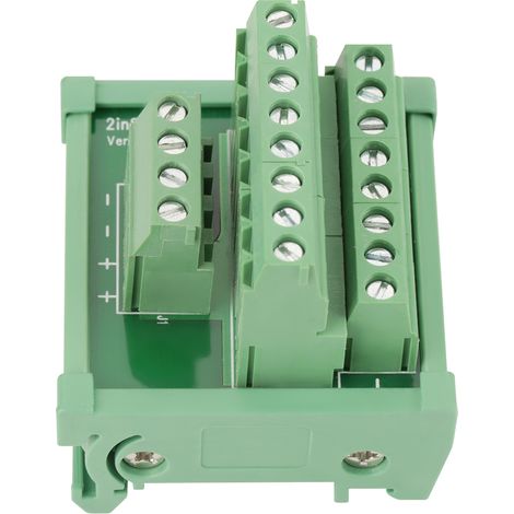 2-in-8-out DIN-Schienen- und Schalttafel-Stromverteilungsmodul-Breakout-Board (1/5)