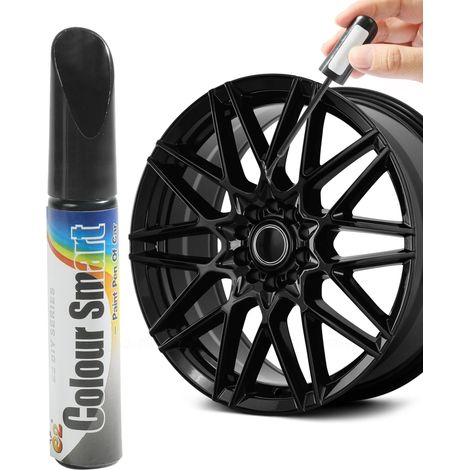 Efface Rayure Voiture,Stylo Efface Rayure Voiture,Peinture Voiture Carrosserie,Peinture Jante,Convient à la plupart des Voitures,Remorques,Camions,Berlines,SUV,Véhicules Utilitaires (Noir) (1/5)