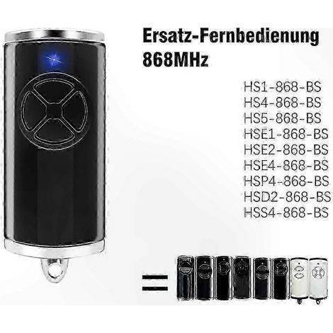 Lot de 2 télécommandes sans fil 868 MHz de remplacement pour portes de garage/portails (1/4)